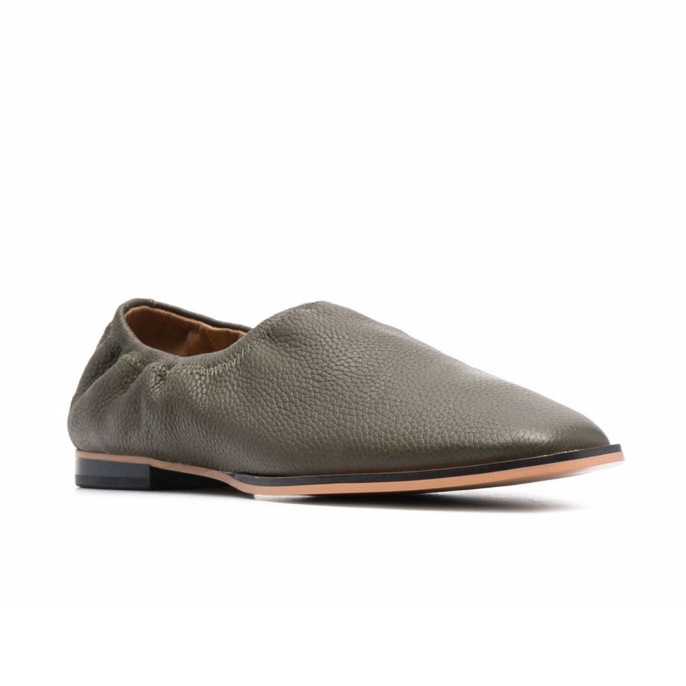 Leather loafers